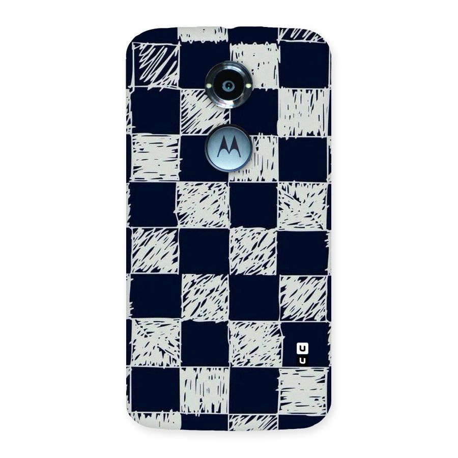 Sketchy Check Design Back Case for Moto X 2nd Gen