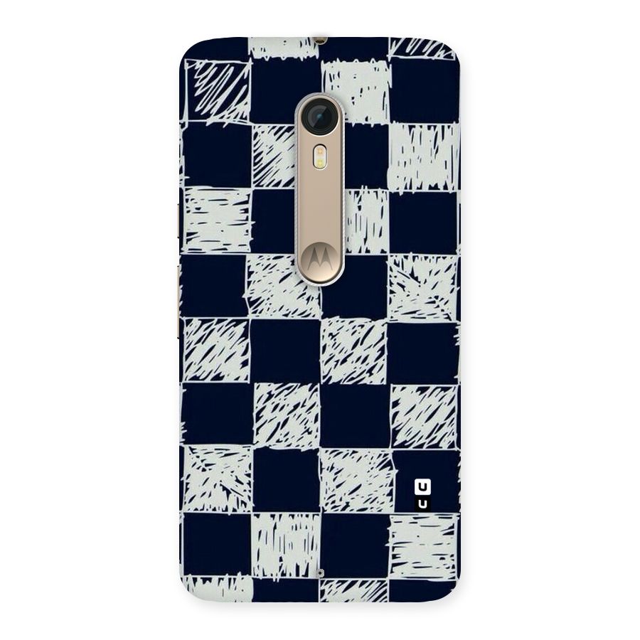 Sketchy Check Design Back Case for Motorola Moto X Style