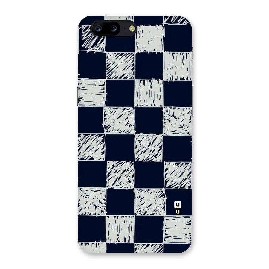 Sketchy Check Design Back Case for OnePlus 5