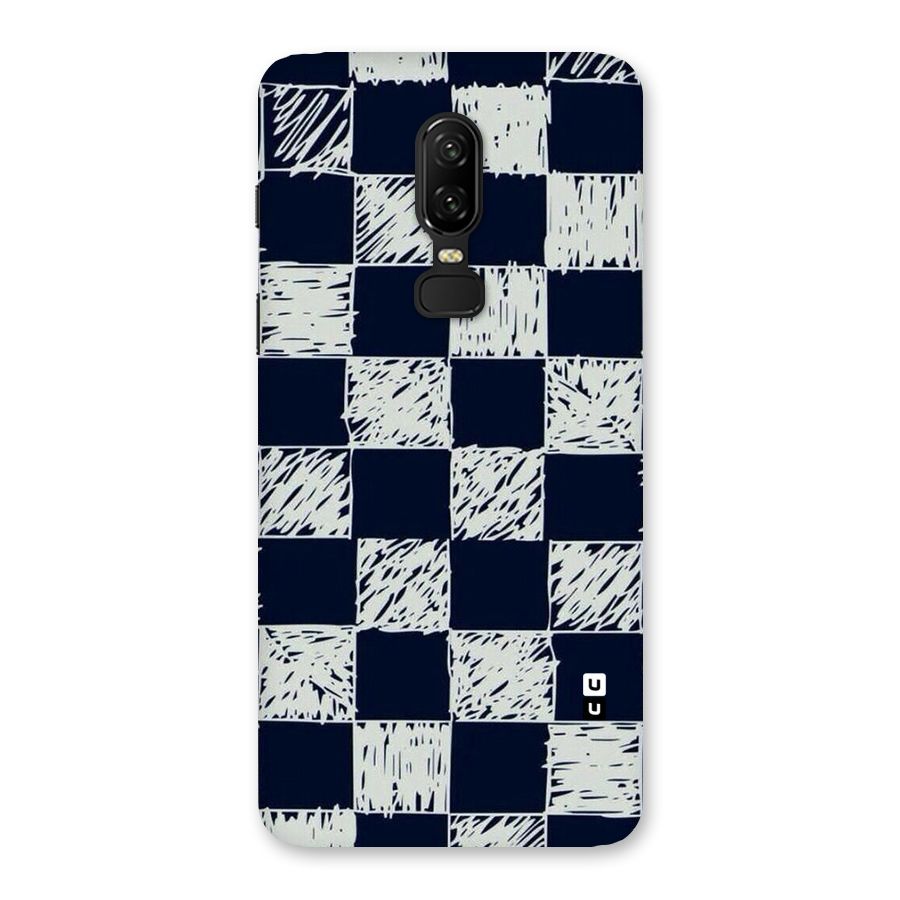 Sketchy Check Design Back Case for OnePlus 6