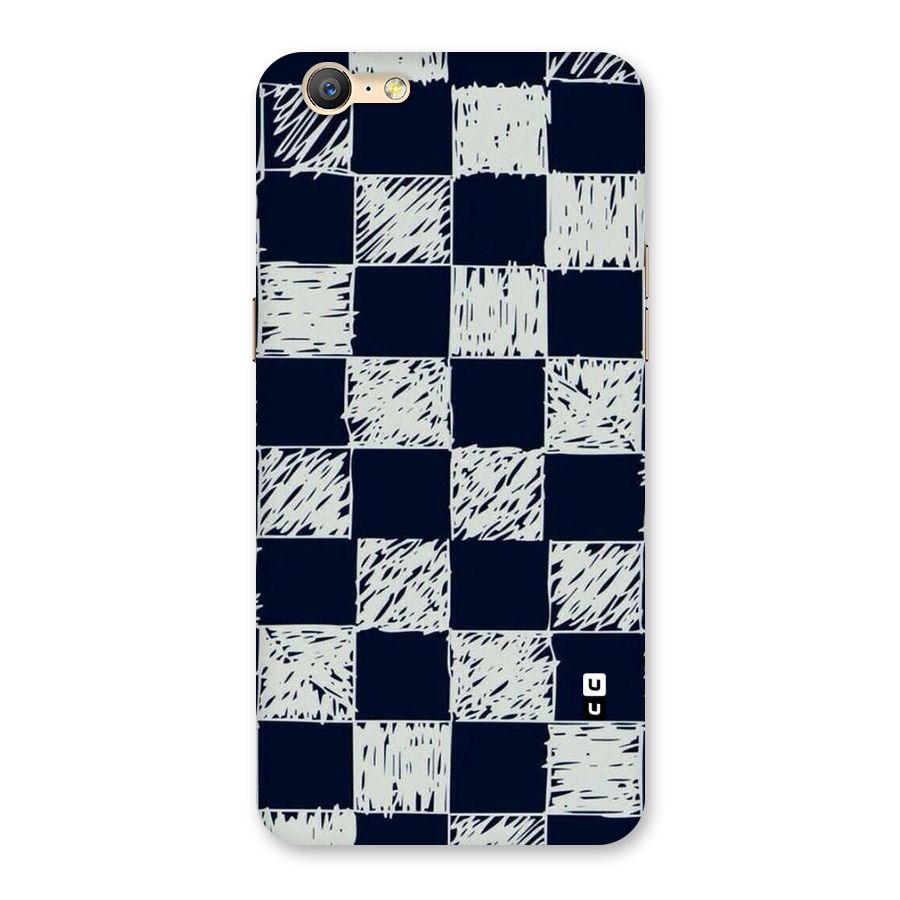 Sketchy Check Design Back Case for Oppo A39