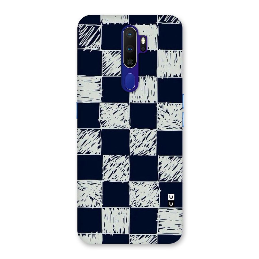 Sketchy Check Design Back Case for Oppo A9 (2020)