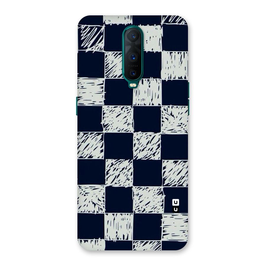 Sketchy Check Design Back Case for Oppo R17 Pro