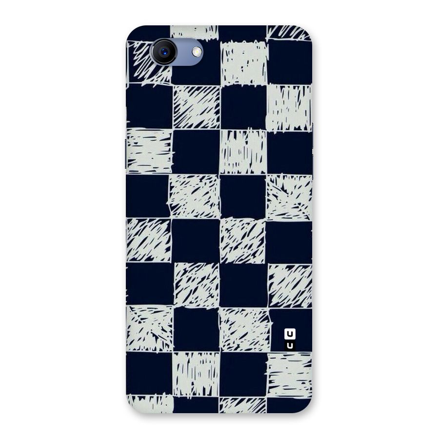 Sketchy Check Design Back Case for Oppo Realme 1