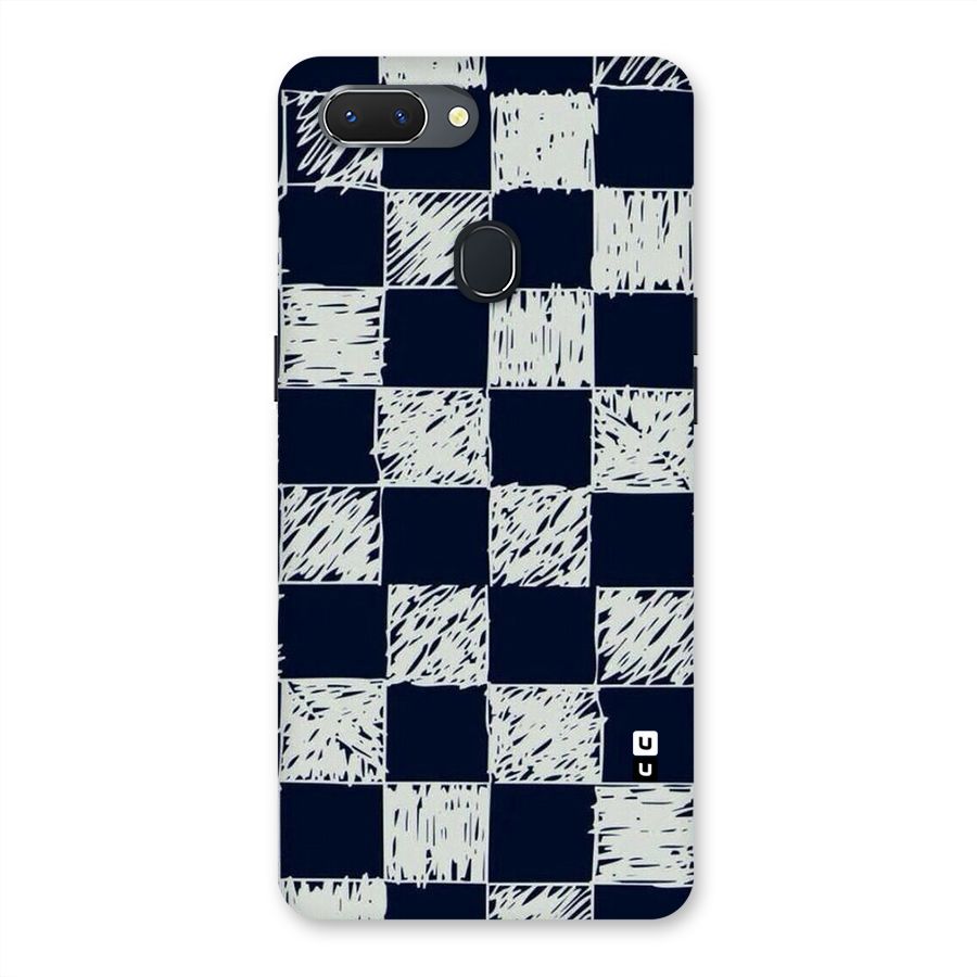Sketchy Check Design Back Case for Oppo Realme 2