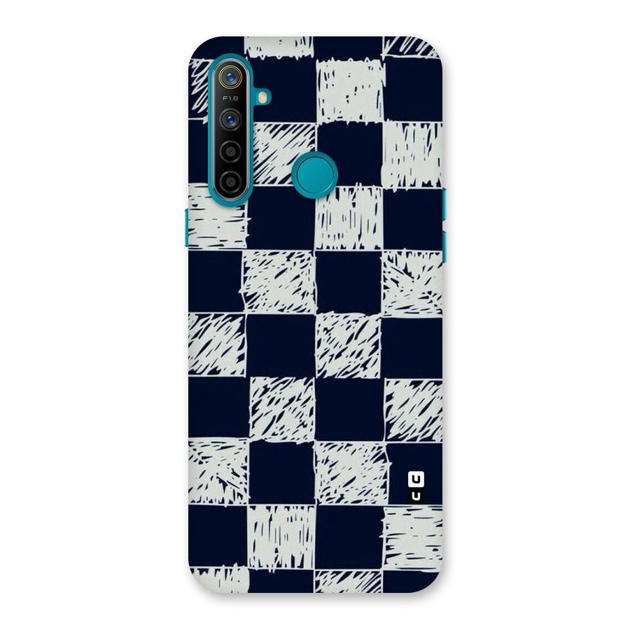 Sketchy Check Design Back Case for Realme 5i