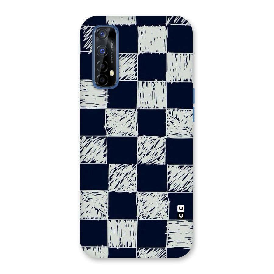 Sketchy Check Design Back Case for Realme 7