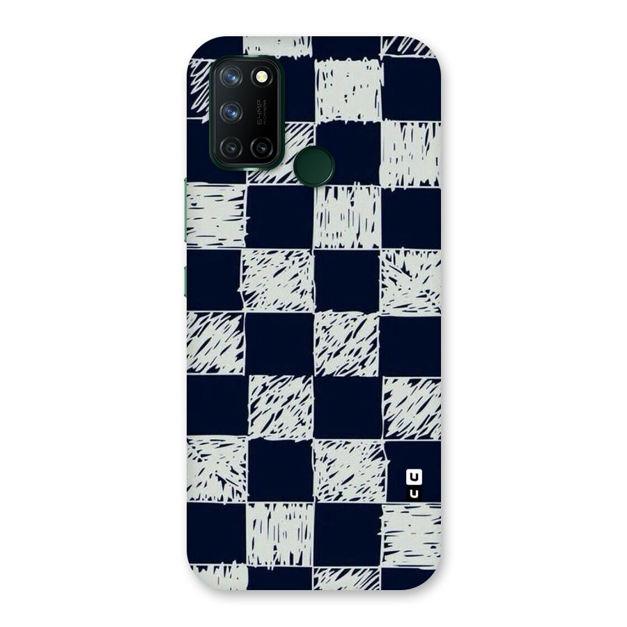 Sketchy Check Design Back Case for Realme 7i