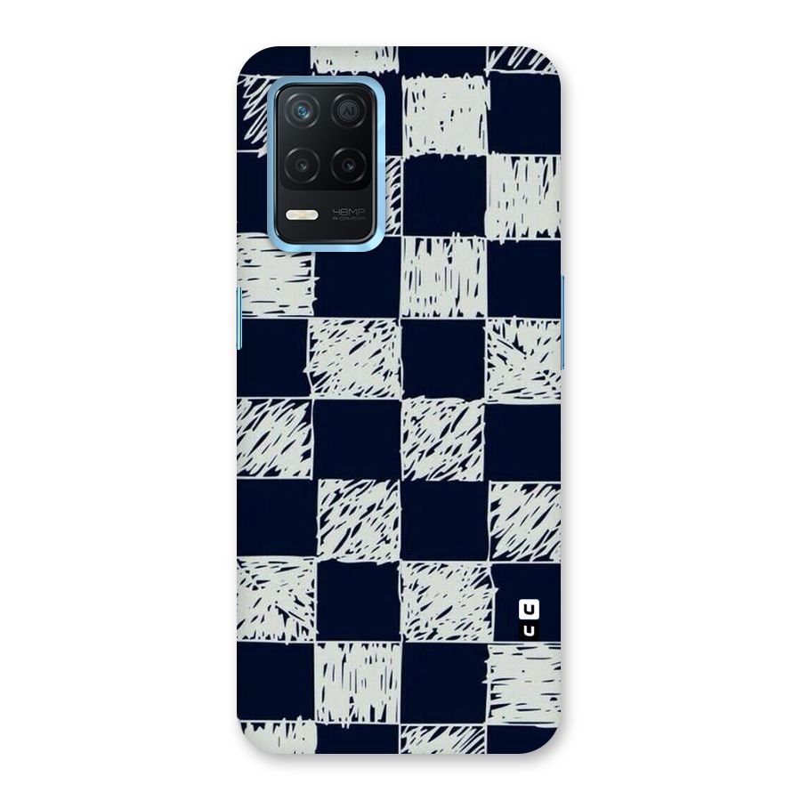 Sketchy Check Design Back Case for Realme 8 5G