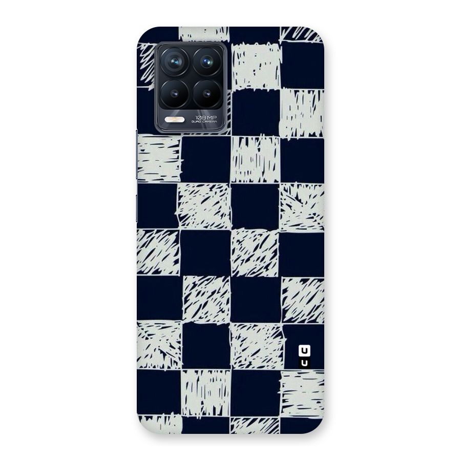 Sketchy Check Design Back Case for Realme 8 Pro