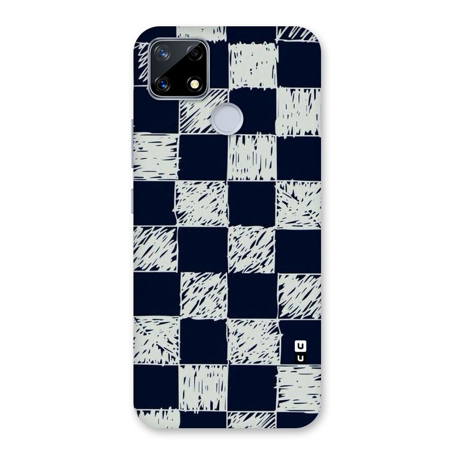 Sketchy Check Design Back Case for Realme Narzo 20