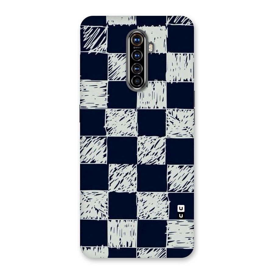 Sketchy Check Design Back Case for Realme X2 Pro