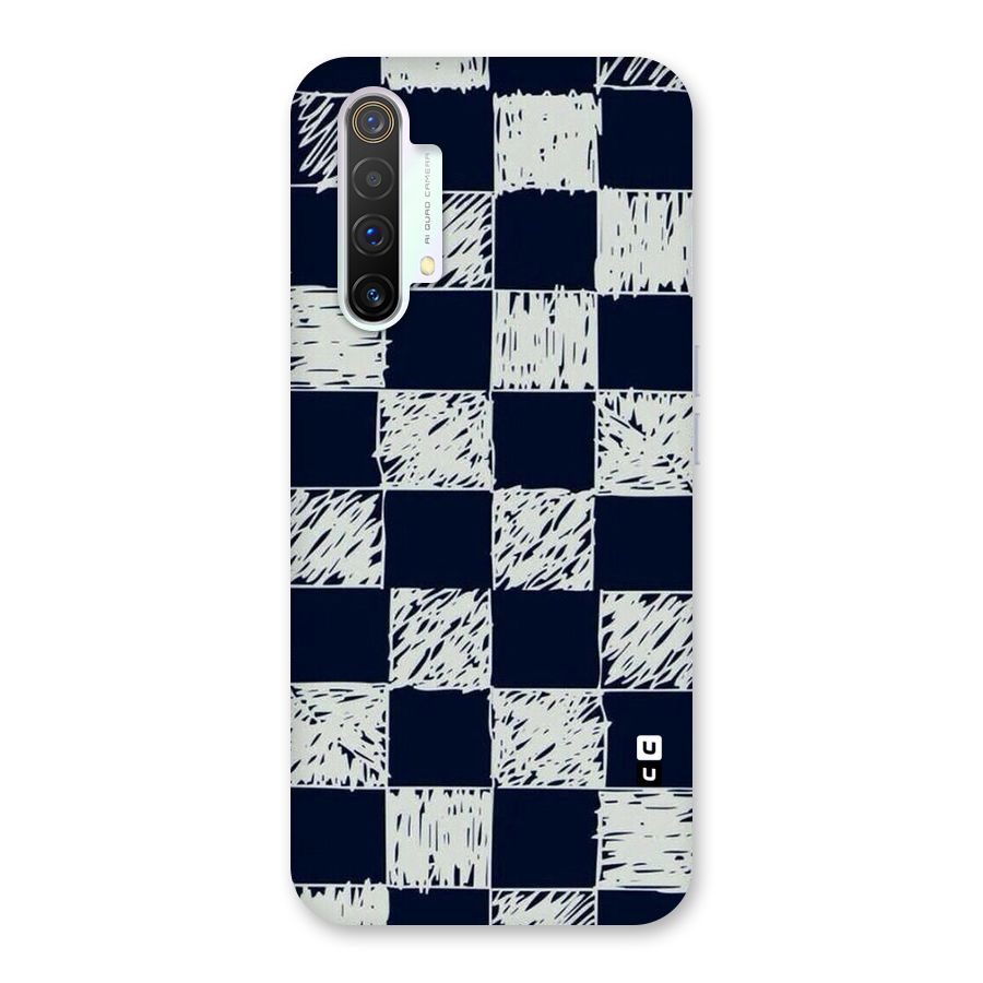 Sketchy Check Design Back Case for Realme X3 SuperZoom
