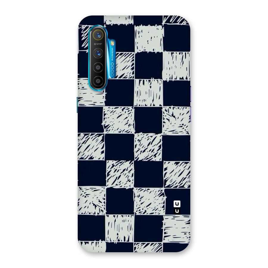 Sketchy Check Design Back Case for Realme XT