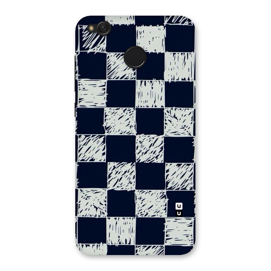 Sketchy Check Design Back Case for Redmi 4