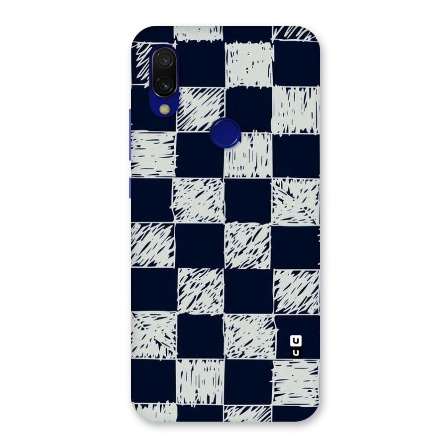 Sketchy Check Design Back Case for Redmi 7