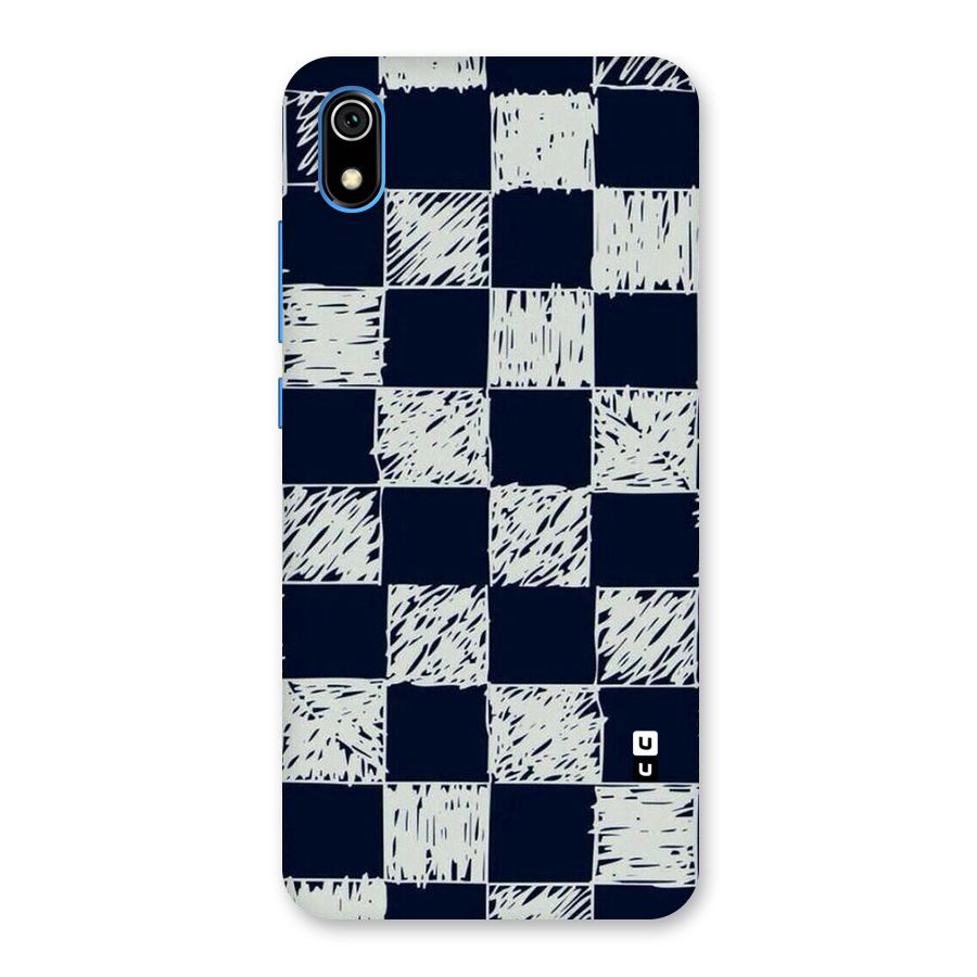 Sketchy Check Design Back Case for Redmi 7A