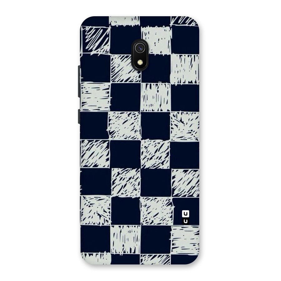 Sketchy Check Design Back Case for Redmi 8A