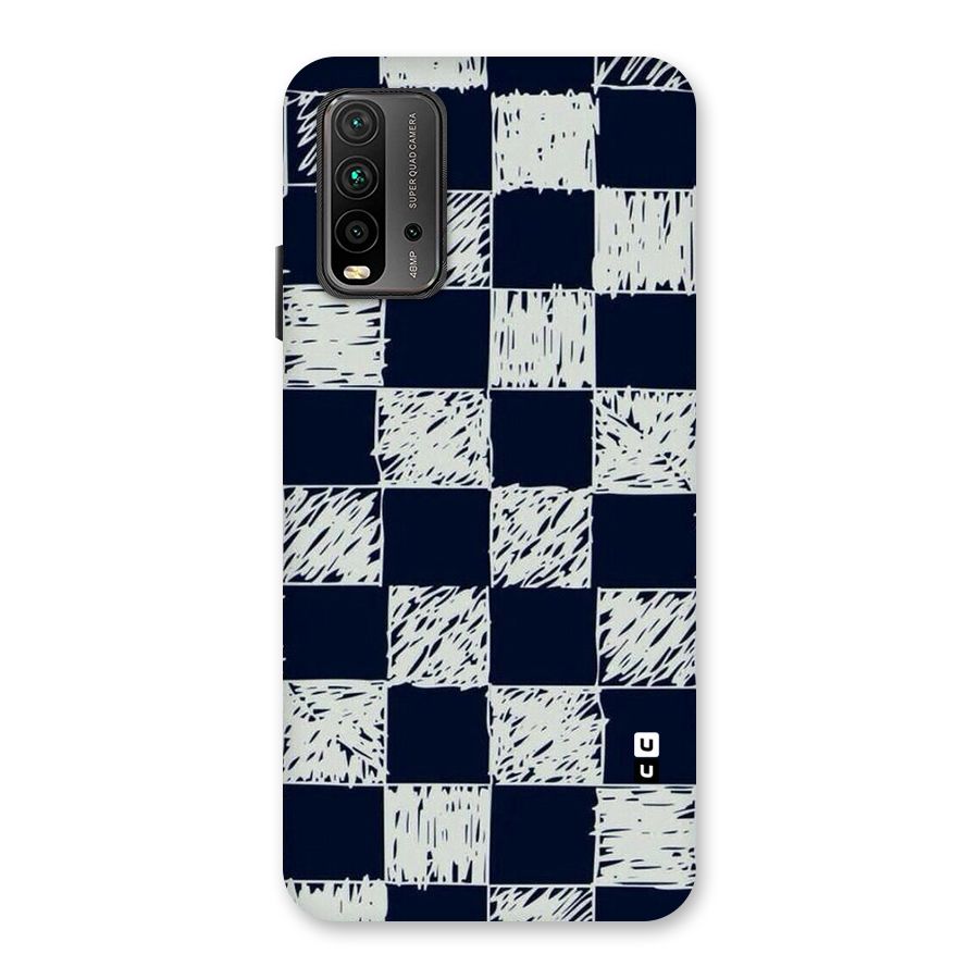 Sketchy Check Design Back Case for Redmi 9 Power