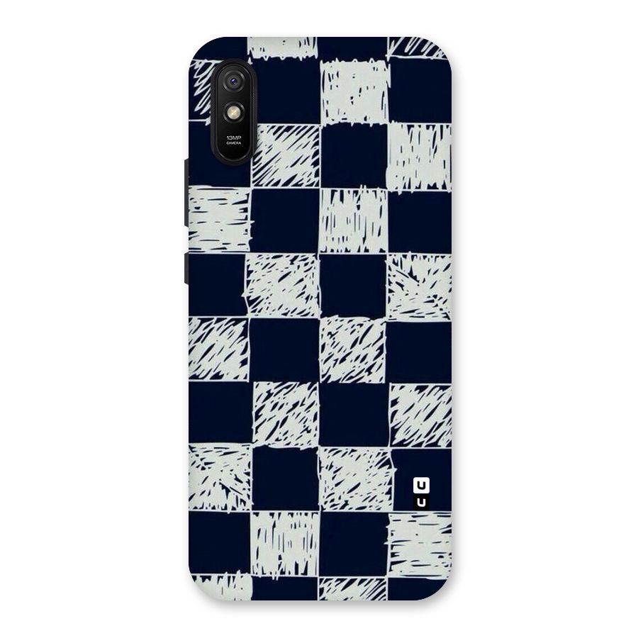 Sketchy Check Design Back Case for Redmi 9i