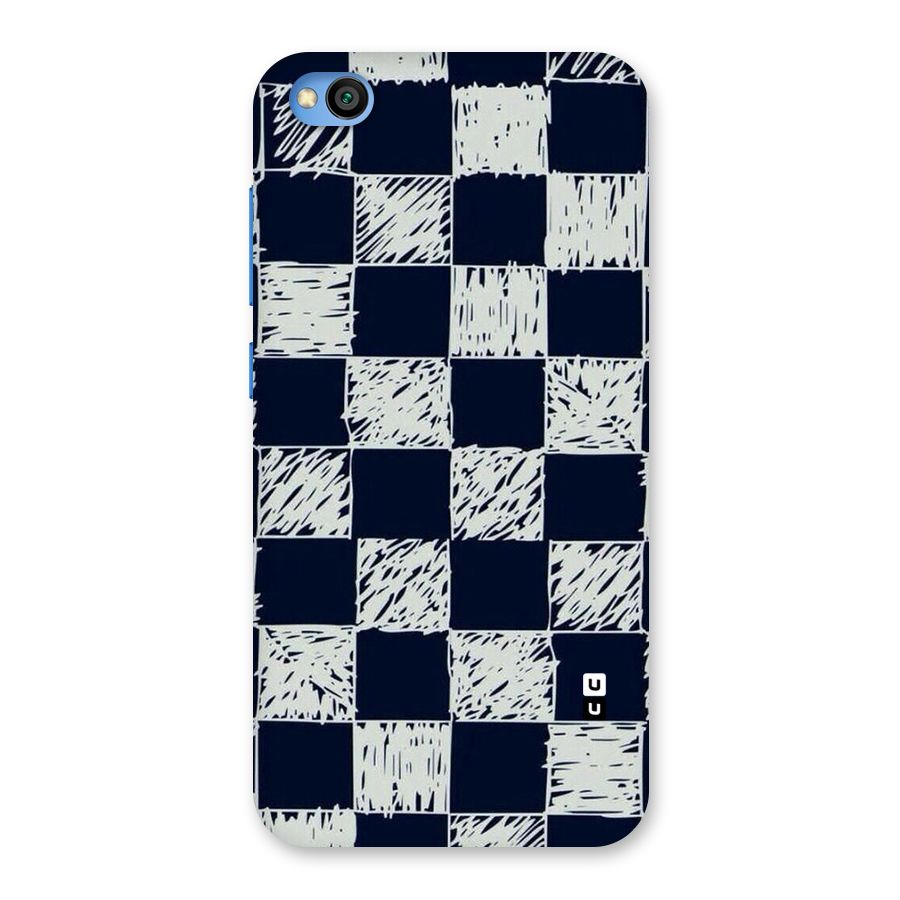 Sketchy Check Design Back Case for Redmi Go