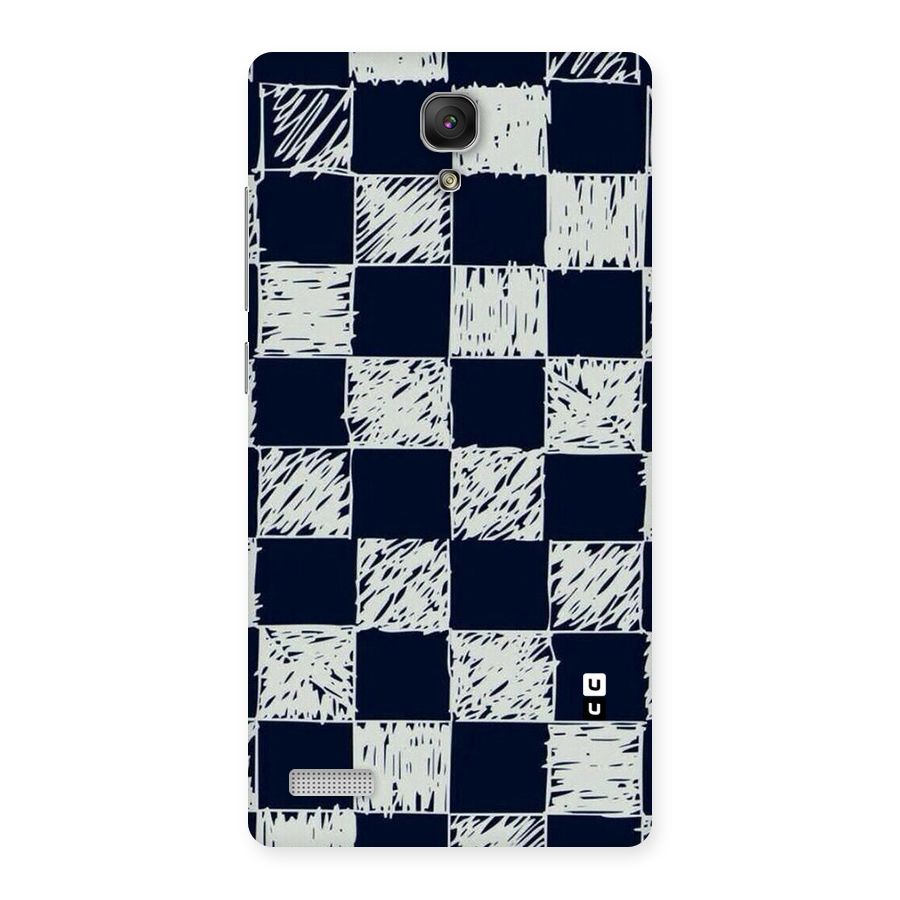 Sketchy Check Design Back Case for Redmi Note