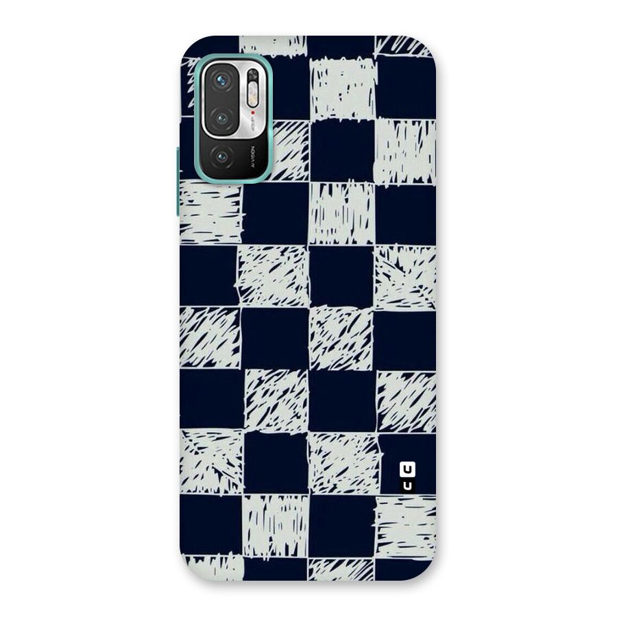 Sketchy Check Design Back Case for Redmi Note 10T 5G
