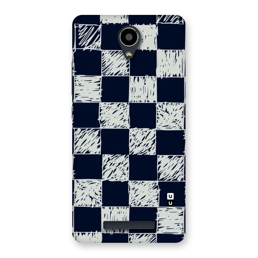 Sketchy Check Design Back Case for Redmi Note 2