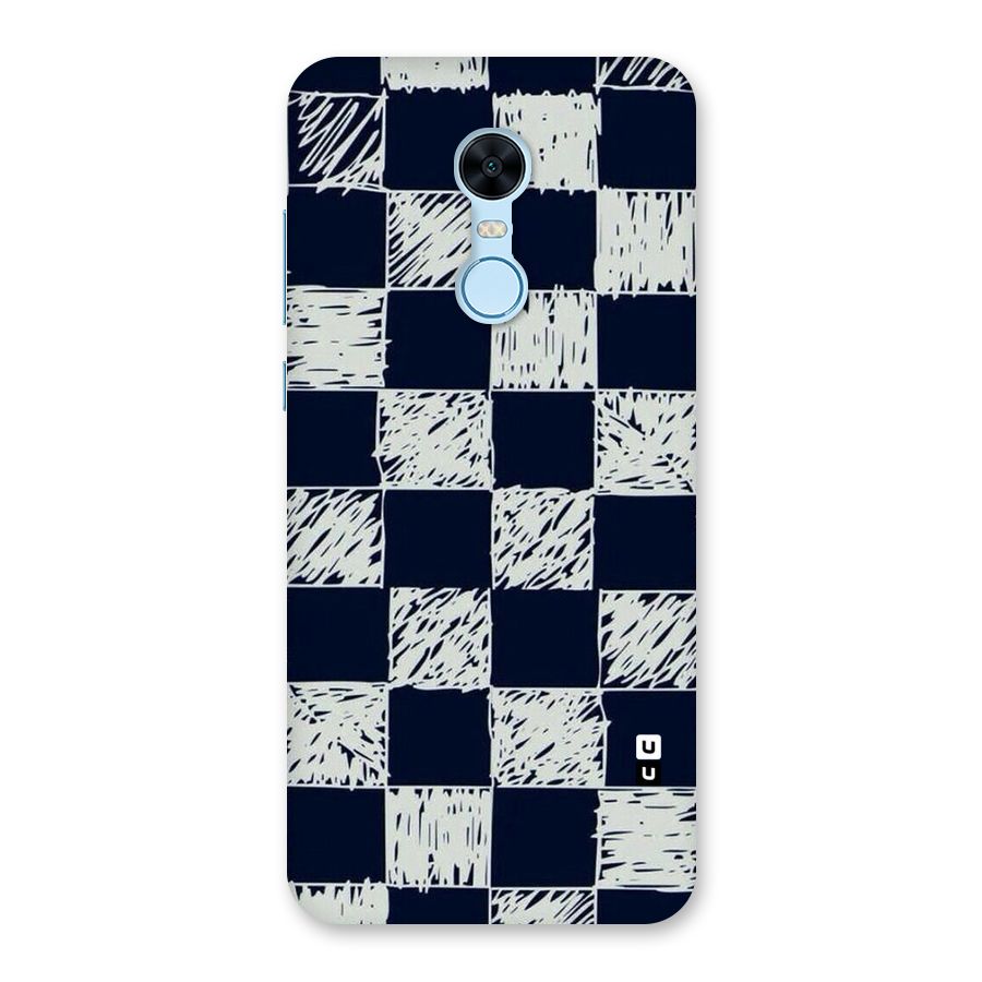 Sketchy Check Design Back Case for Redmi Note 5