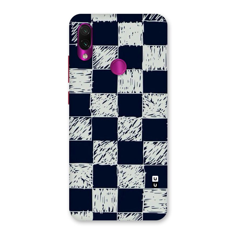Sketchy Check Design Back Case for Redmi Note 7 Pro