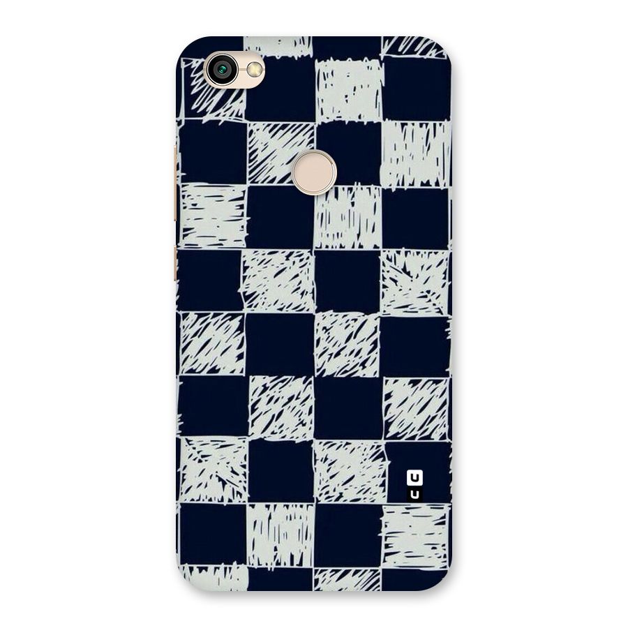 Sketchy Check Design Back Case for Redmi Y1 2017