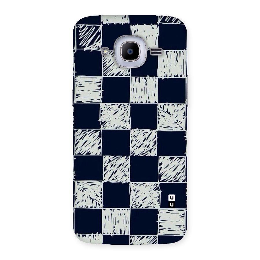 Sketchy Check Design Back Case for Samsung Galaxy J2 Pro