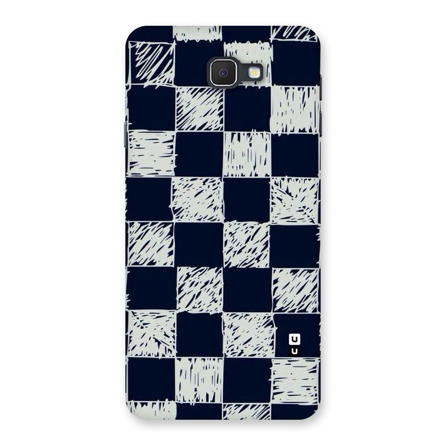 Sketchy Check Design Back Case for Samsung Galaxy J7 Prime
