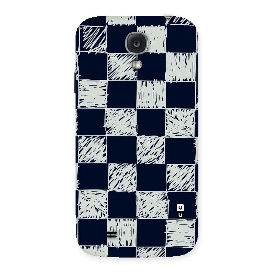 Sketchy Check Design Back Case for Samsung Galaxy S4