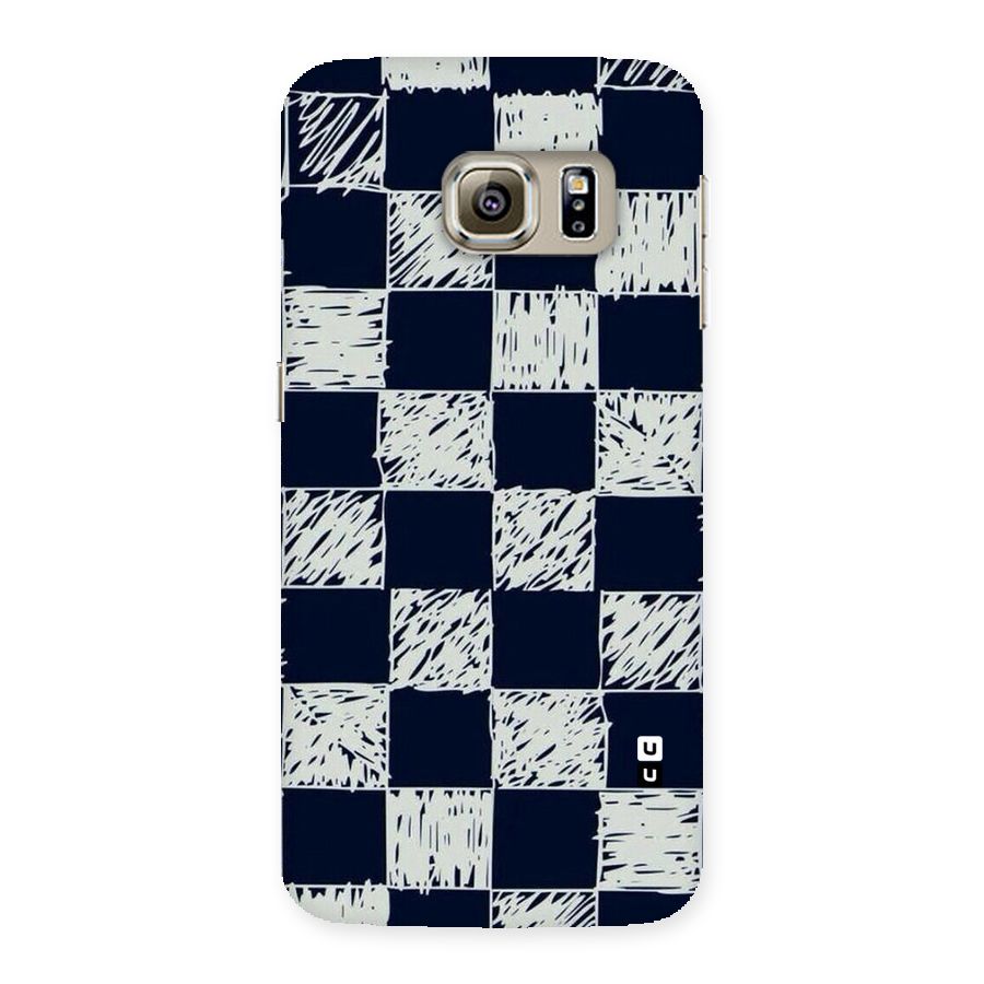Sketchy Check Design Back Case for Samsung Galaxy S6 Edge