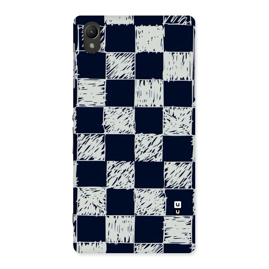 Sketchy Check Design Back Case for Sony Xperia Z2