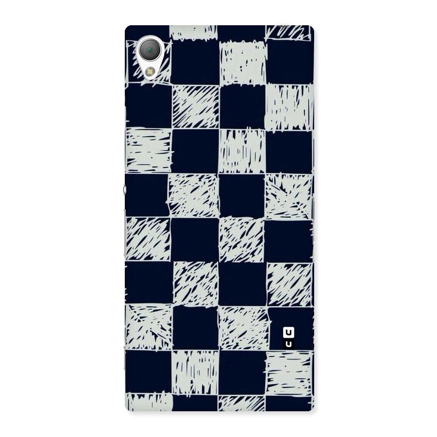 Sketchy Check Design Back Case for Sony Xperia Z3