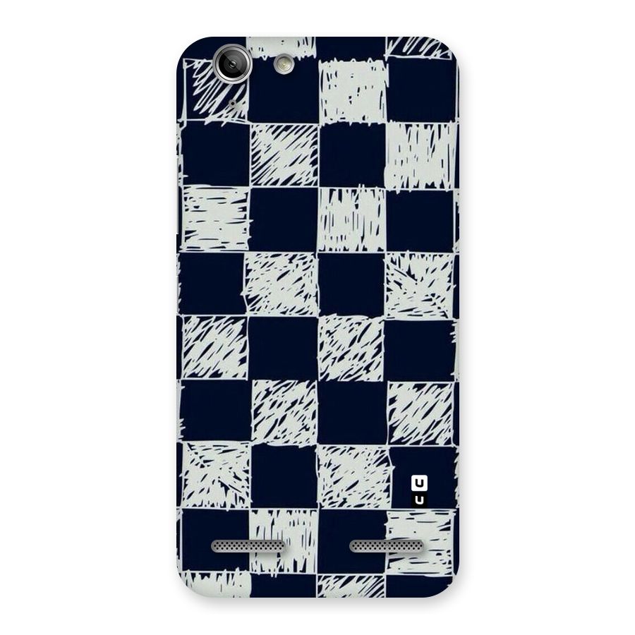 Sketchy Check Design Back Case for Vibe K5