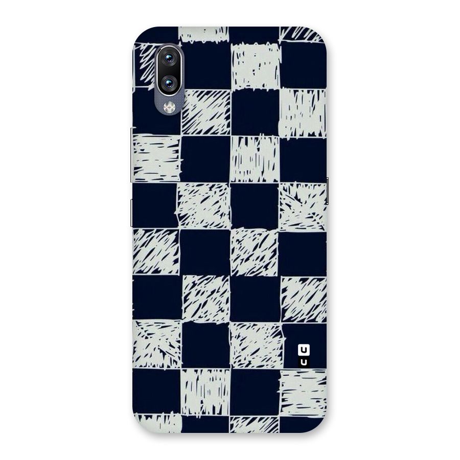 Sketchy Check Design Back Case for Vivo NEX