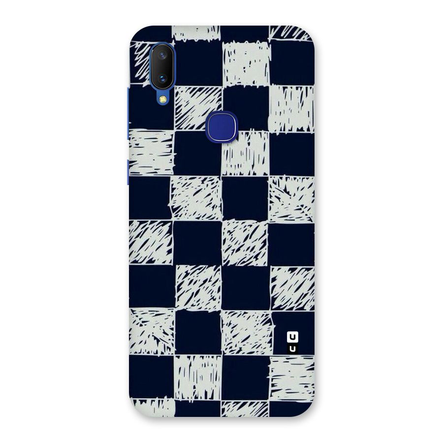 Sketchy Check Design Back Case for Vivo V11