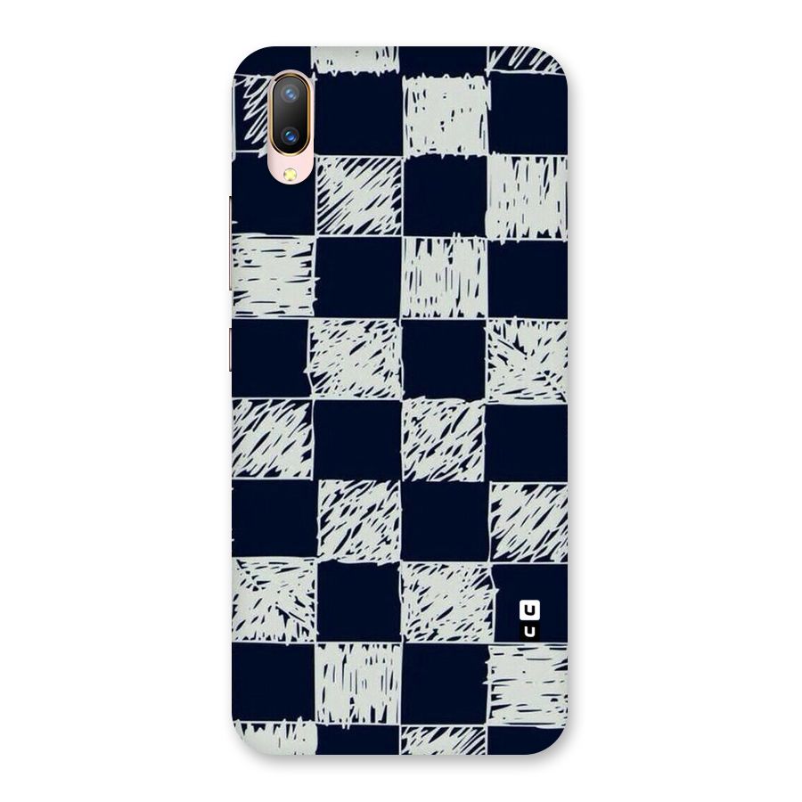 Sketchy Check Design Back Case for Vivo V11 Pro