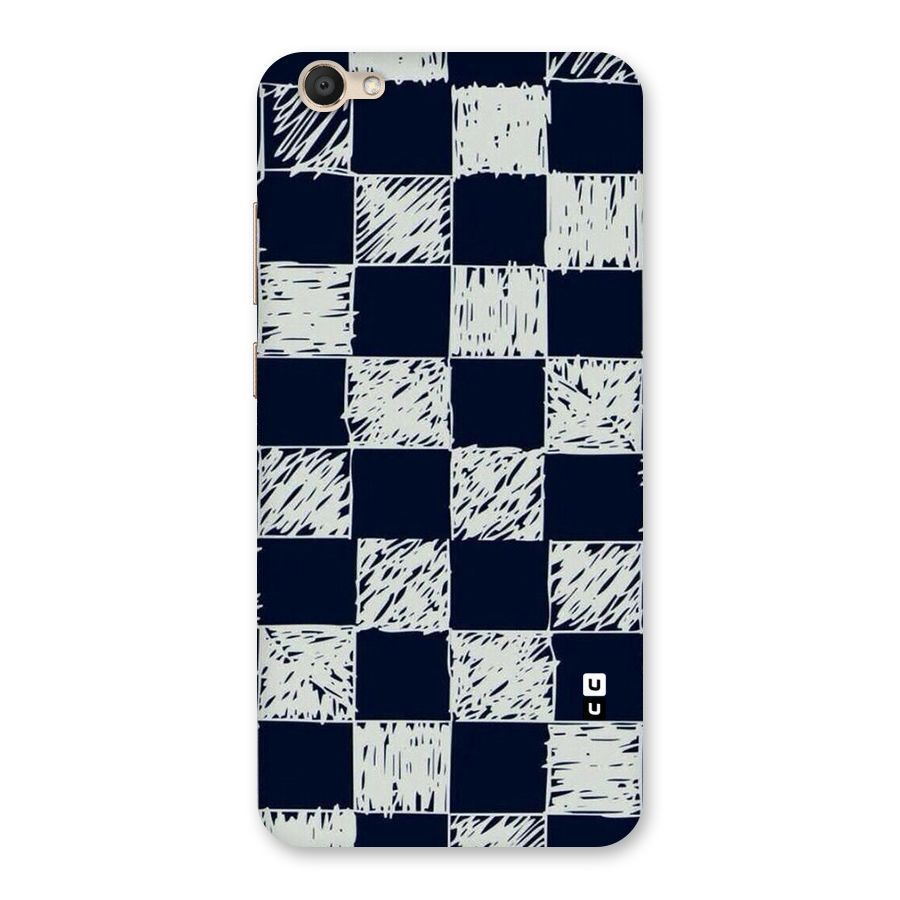 Sketchy Check Design Back Case for Vivo V5