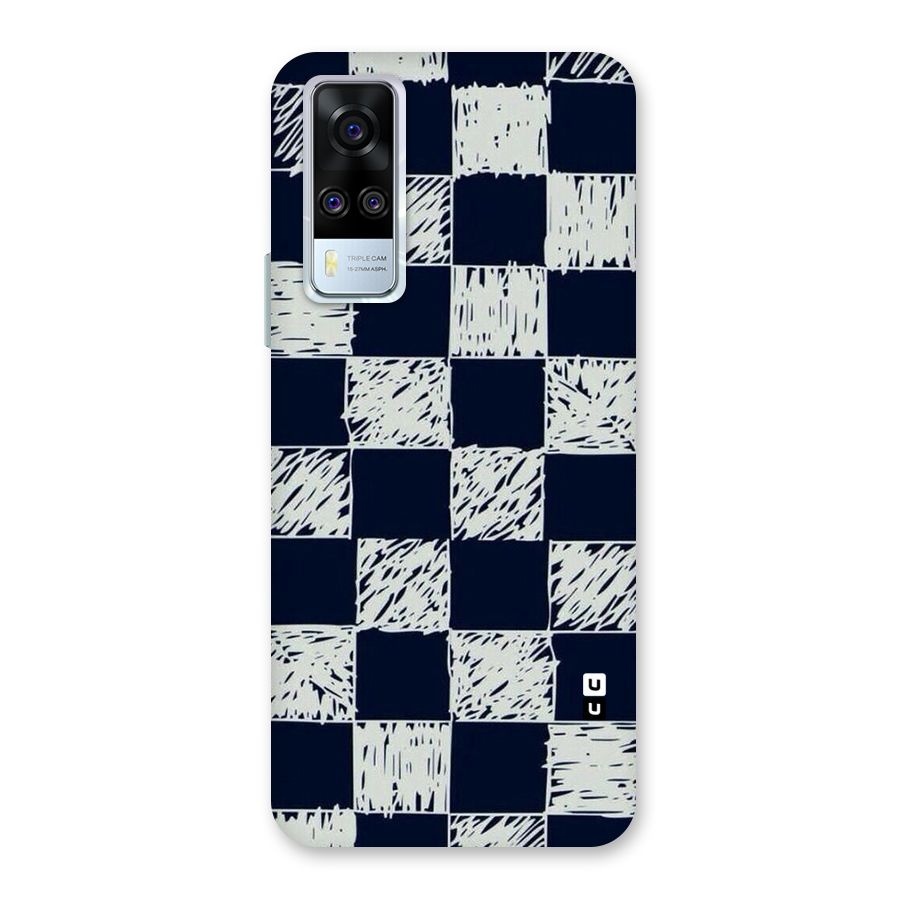Sketchy Check Design Back Case for Vivo Y31