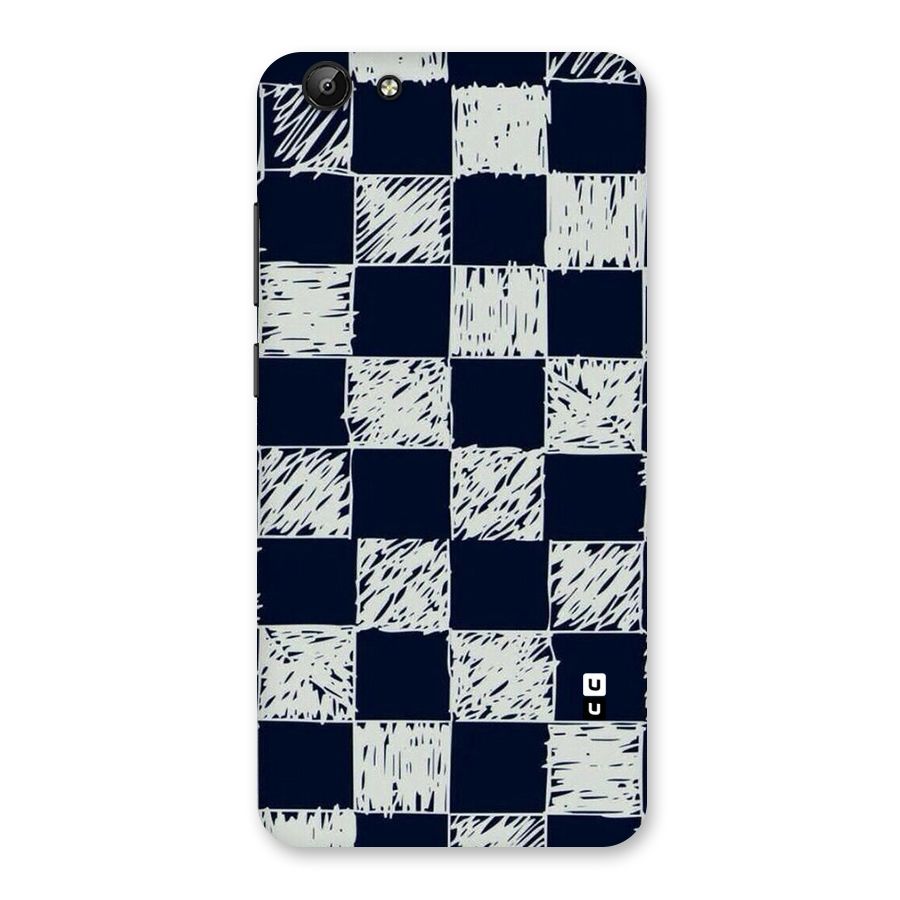 Sketchy Check Design Back Case for Vivo Y69