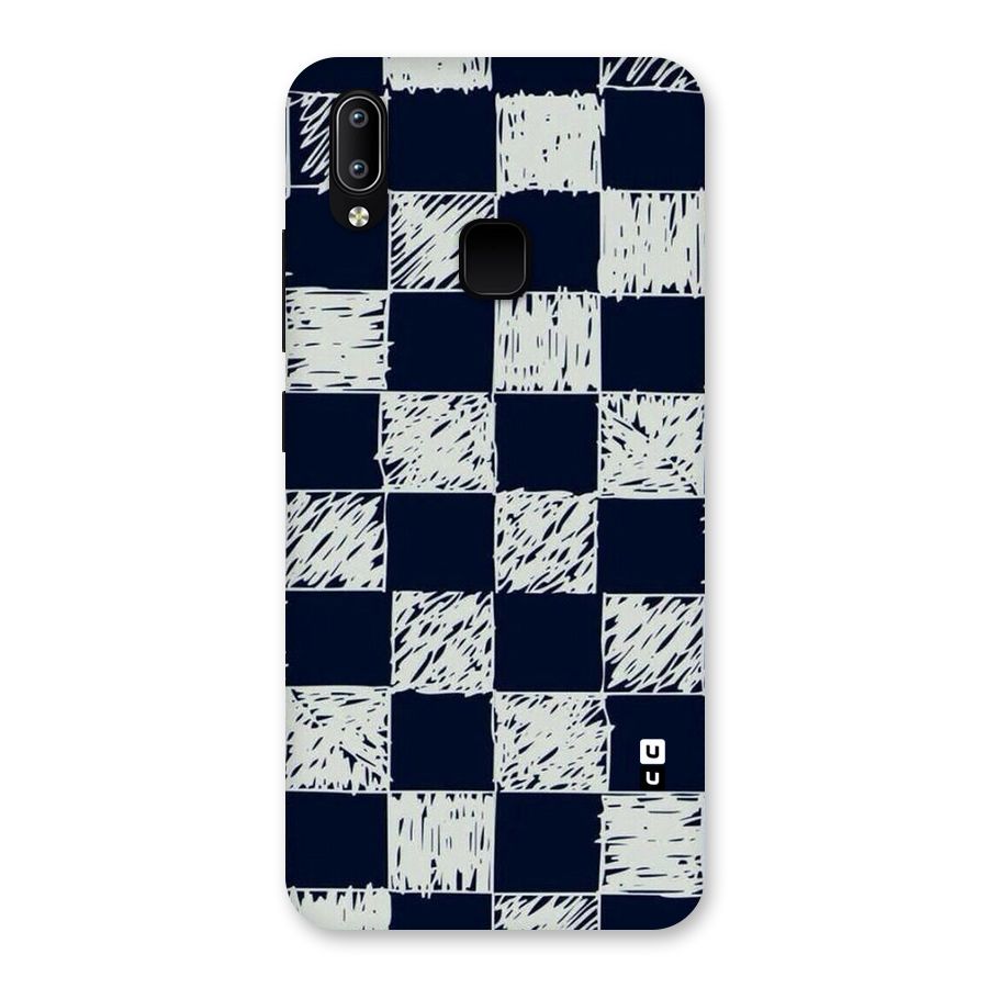 Sketchy Check Design Back Case for Vivo Y93