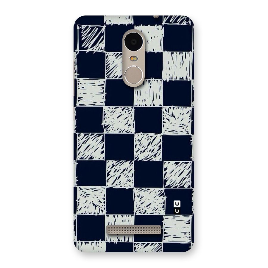 Sketchy Check Design Back Case for Xiaomi Redmi Note 3