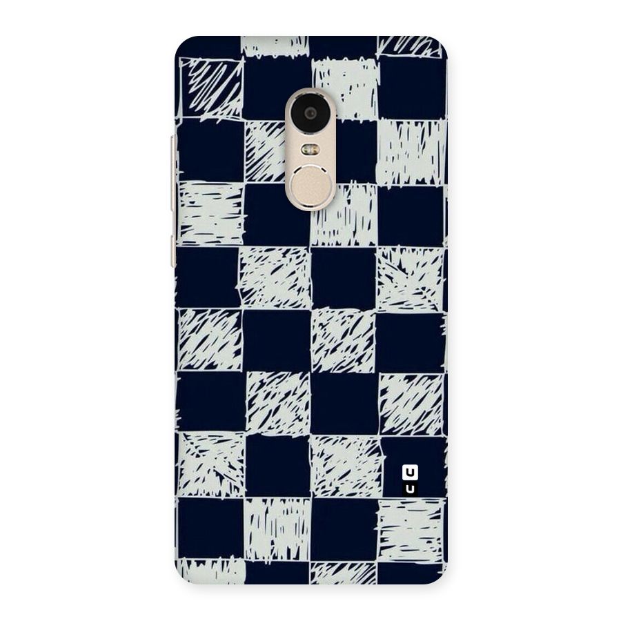 Sketchy Check Design Back Case for Xiaomi Redmi Note 4