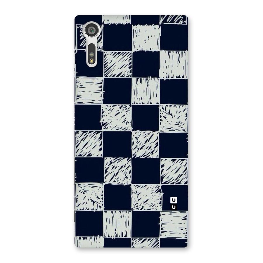 Sketchy Check Design Back Case for Xperia XZ