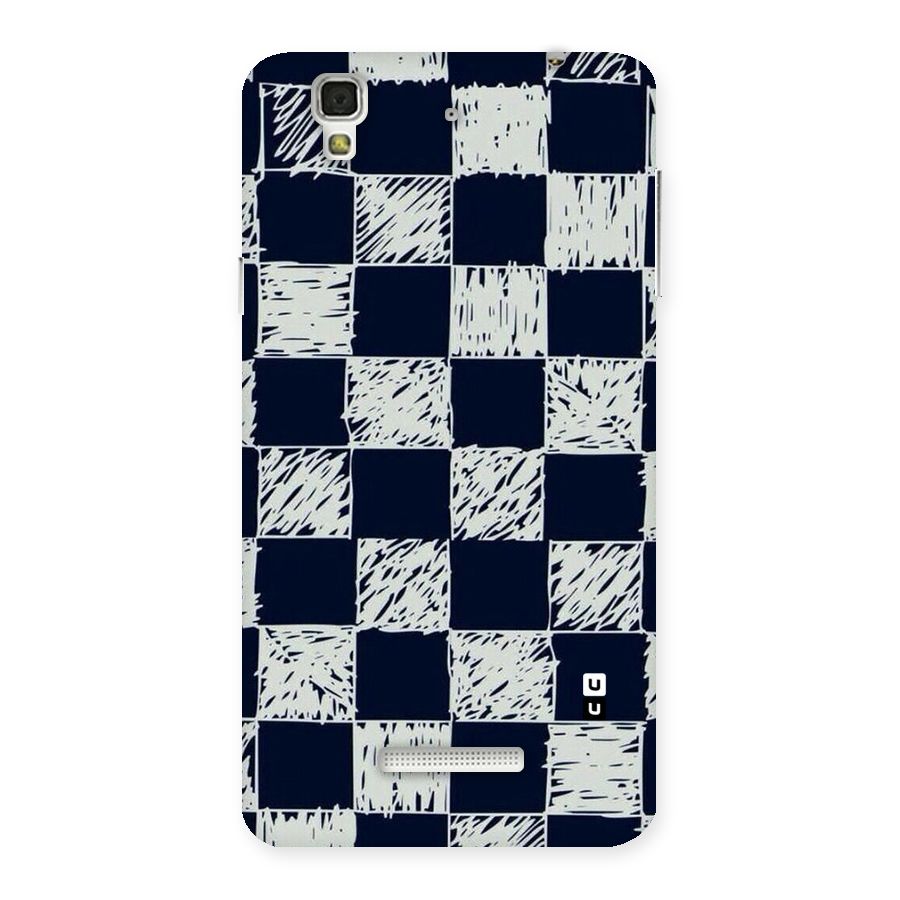 Sketchy Check Design Back Case for YU Yureka Plus
