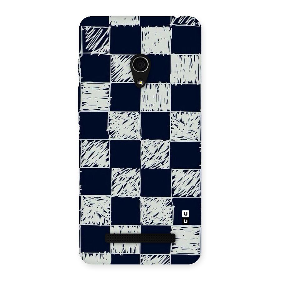 Sketchy Check Design Back Case for Zenfone 5
